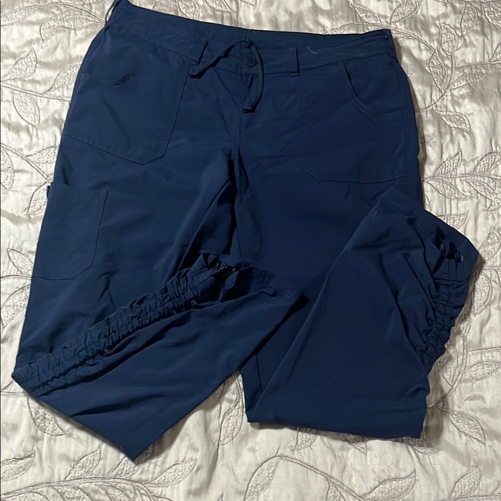 The North Face Blue Adjustable Length Trail Pants with Smooth Nylon  Blend